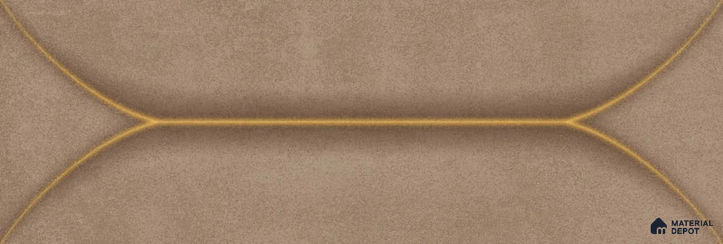 Subway Wall Tile TL 06429 E Mariner Desert Highlighter 12 x 4 inch Ceramic Glossy Finish - 8 mm  | Suitable for Accent / Feature Walls, Bathroom, Kitchen Wall & Backsplashes
